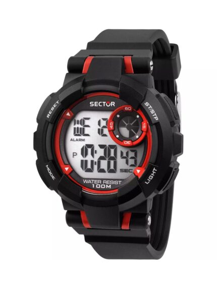 SECTOR EX-36 Chronograph Black Plastic Strap-