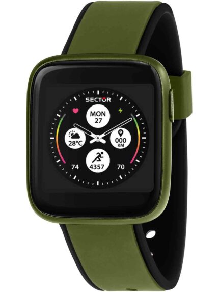 SECTOR S-04 Smartwatch Two Tone Silicone Strap-