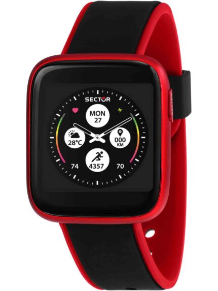 SECTOR S-04 Smartwatch Two Tone Silicone Strap-