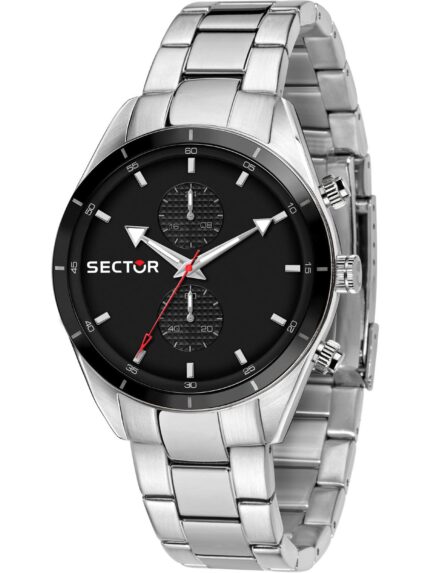 SECTOR 770 Chronograph Silver Stainless Steel Bracelet- Μαύρο