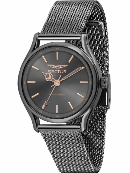 SECTOR 660 Grey Stainless Steel Bracelet- Γκρι