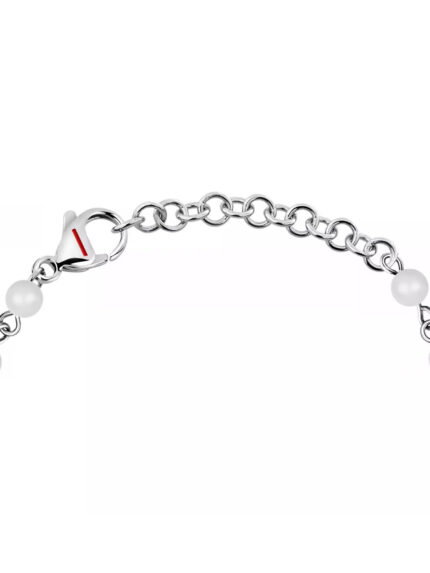 Βραχιόλι από ατσάλι με λευκούς όνυχες του οίκου SECTOR-