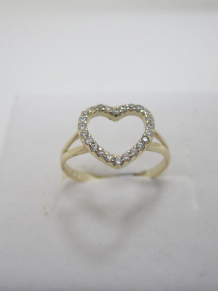 ΔΑΧΤΥΛΙΔΙ ΑΠΟ ΑΣΗΜΙ ΚΑΡΔΙΑ ΕΠΙΧΡΥΣΩ ΜΕ ΖΙΡΓΚΟΝ ΝΟ53