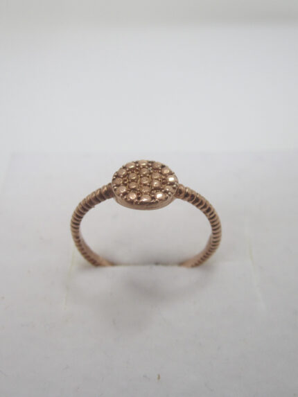 ΔΑΧΤΥΛΙΔΙ ΑΠΟ ΑΣΗΜΙ ΜΕ ΡΟΖ ΠΛΑΤΙΝΩΜΑ ΝΟ44