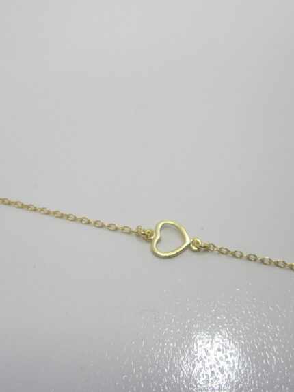 ΒΡΑΧΙΟΛΙ ΕΠΙΧΡΥΣΟ ΚΑΡΔΙΑ ΑΠΟ ΑΣΗΜΙ ΝΟ1